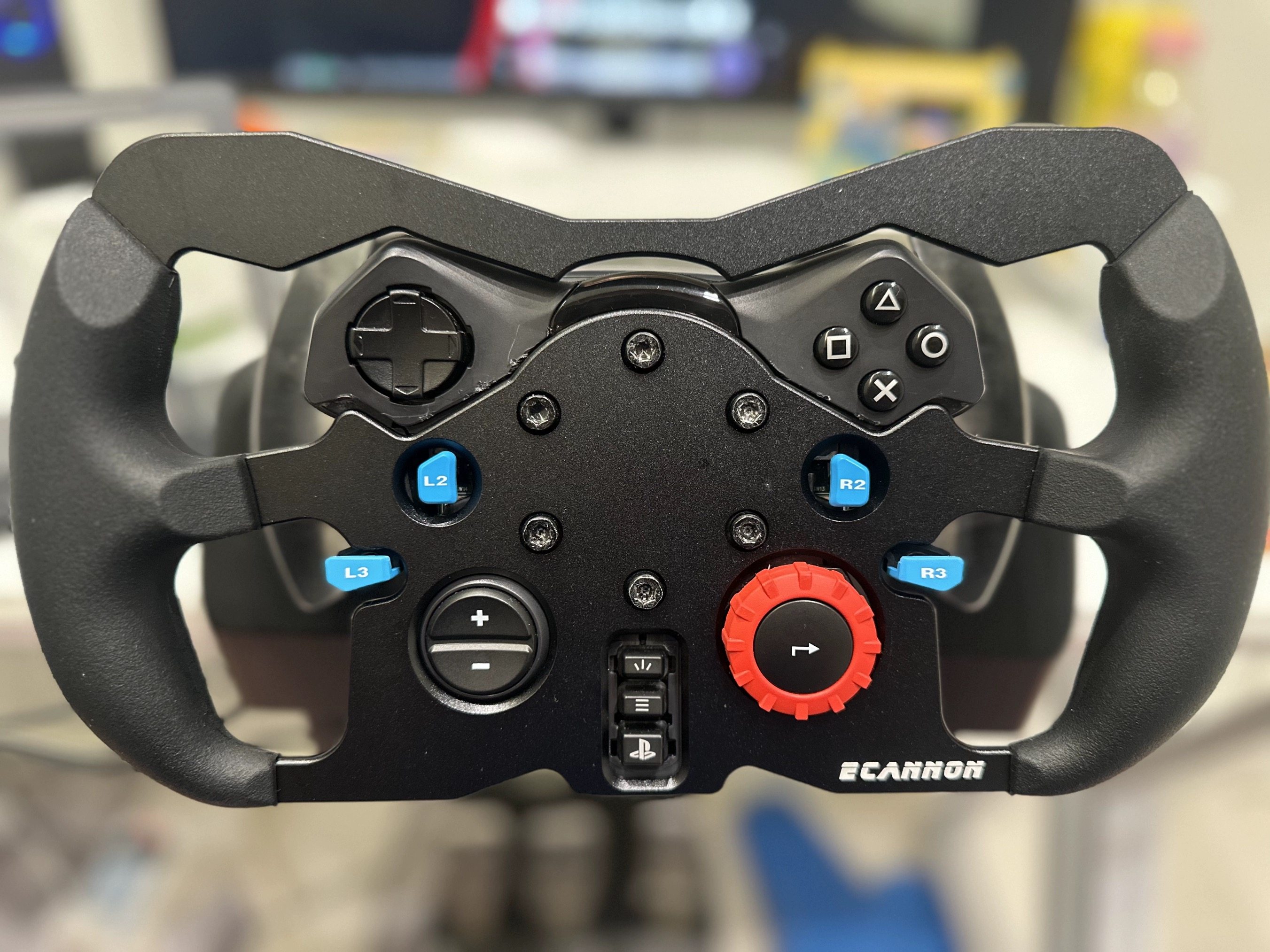 G29 G923 Racing Simulator Rubber-Filled Formula Steering Wheel Universal Logitech