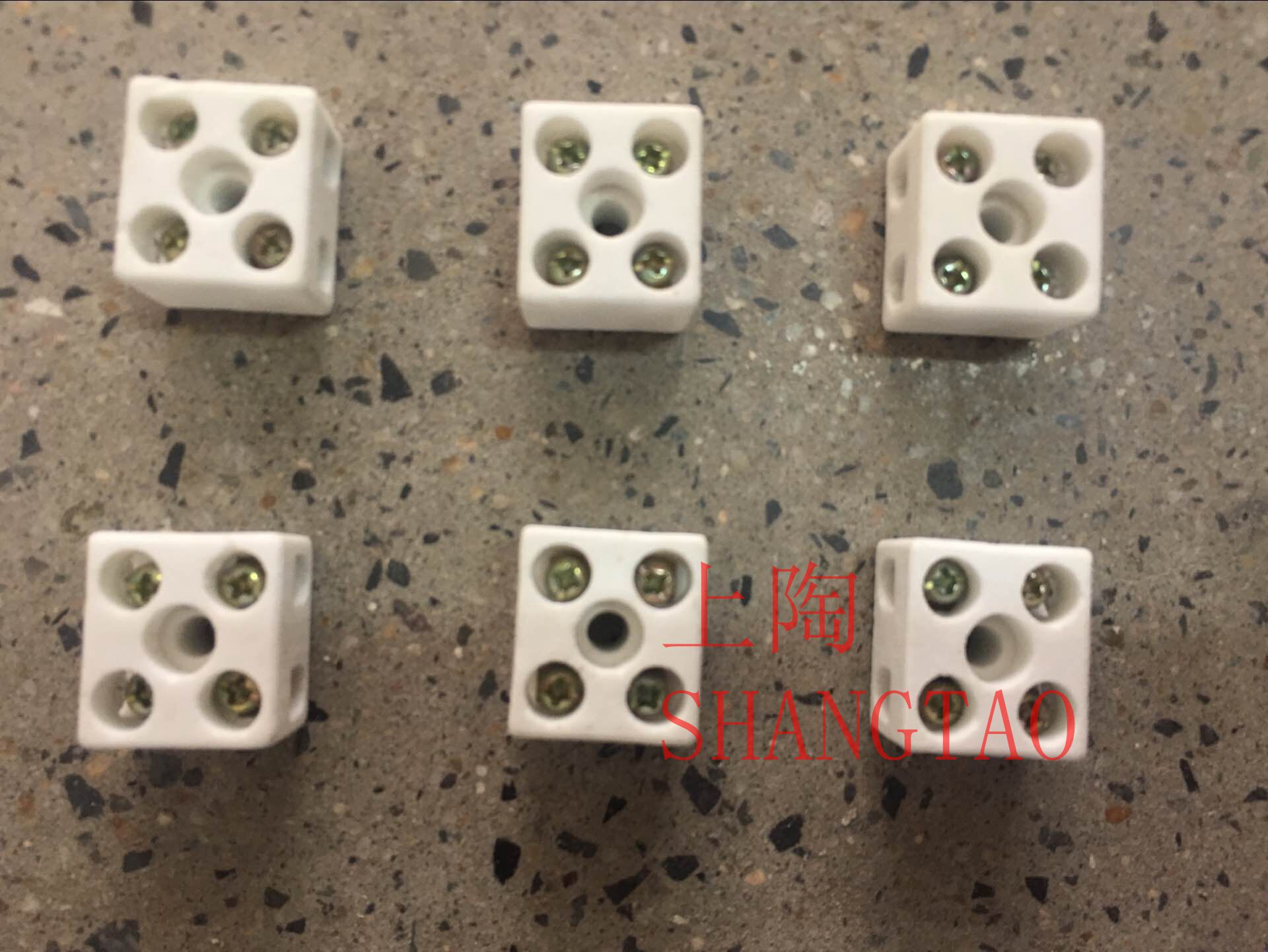 陶瓷接线端子,高频瓷,接线端子5孔,小五眼,耐高温