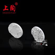 Dental corundum Mullite Ceramic burning table crucible with hole high temperature resistant oral denture material