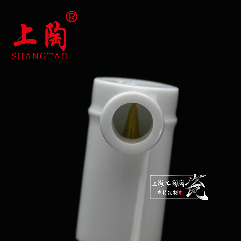 陶瓷直型帽压线帽 烧嘴 高压帽点火高压绝缘帽窑炉用电极放电火花