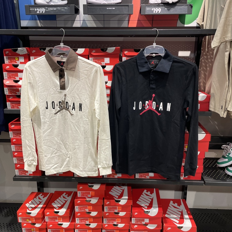 Nike Nike's New Autum Style Men's and Women's Sports and Leisure Trendyy Retro Lapel Polo Shirt Long-Sleeved T-Shirt Dv7655 Nike Nike's New Autum Style Men's and Women's Sports and Leisure Trendyy Retro Lapel Polo Shirt Long-Sleeved T-Shirt Dv7655