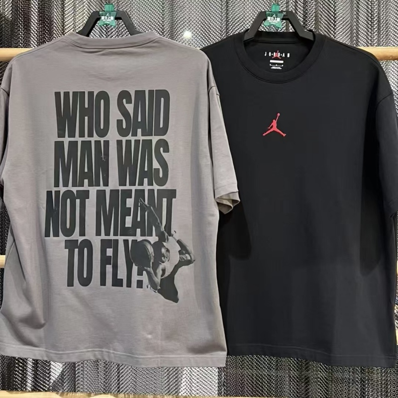 Nike Jordan Aj Men's Sports and Leisure Trendy Printed Loose Cotton Short-Sleeved T-Shirt Ih0833