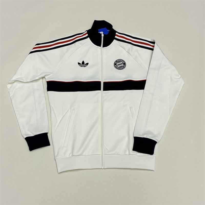 Adidas Trefoil Bayern Munich Men's Sports Football Retro Cultural Shirt Jacket Kg2241 Adidas Trefoil Bayern Munich Men's Sports Football Retro Cultural Shirt Jacket Kg2241