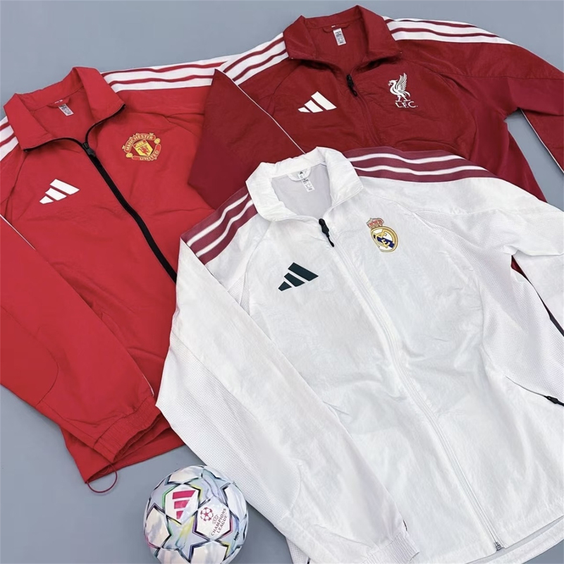 Adidas Real Madrid Liverpool Manchester United Football Training Jacket Kv6723 Kv6731 Kv6736 Adidas Real Madrid Liverpool Manchester United Football Training Jacket Kv6723 Kv6731 Kv6736