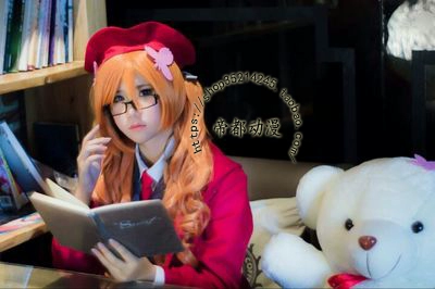 cosplay tóc giả COS Hetalia Matthew (Canada) nữ cơ thể màu cam tùy chỉnh tóc giả tóc giả - Cosplay