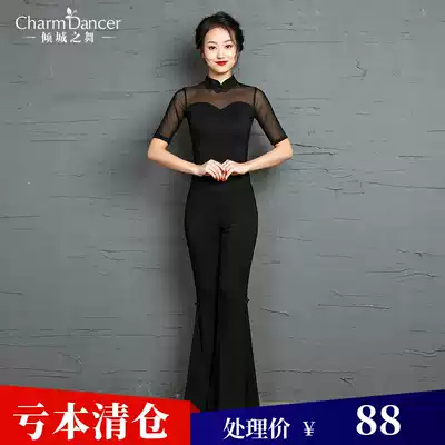 The dance of the new celebrity gift training uniform model catwalk yoga classical body practice clothing XT002