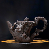 Zhou Yujiao Guangxi Qinzhou Nixing Pottery Teapot Calm Handmade Teapot Tea set Purple Sand Teapot Jianshui Purple Pottery