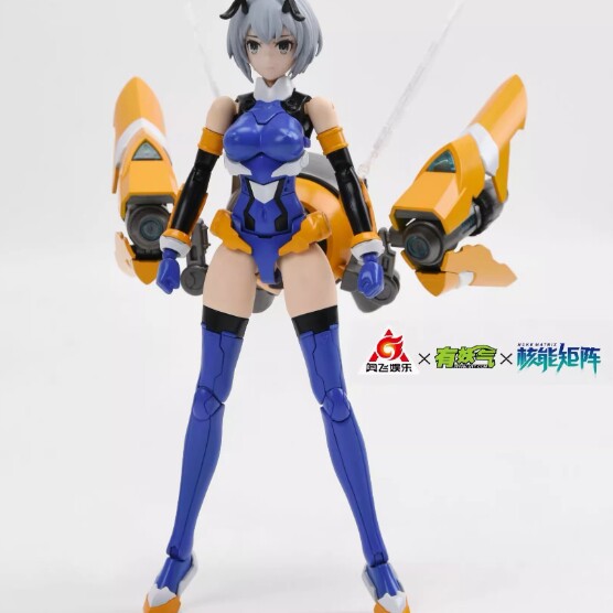 メカガールズ用ニュークリアマトリックス 1/12スケールモデルキット：ヒナビー - ルリ（ノーマル）