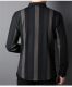 Spring and Autumn Men's Business Shirts, Extra Large Size for Fat Men, Middle-Aged, High Elasticity, Ice Silk Striped, Long-Sleeved, Non-Iron Shirts