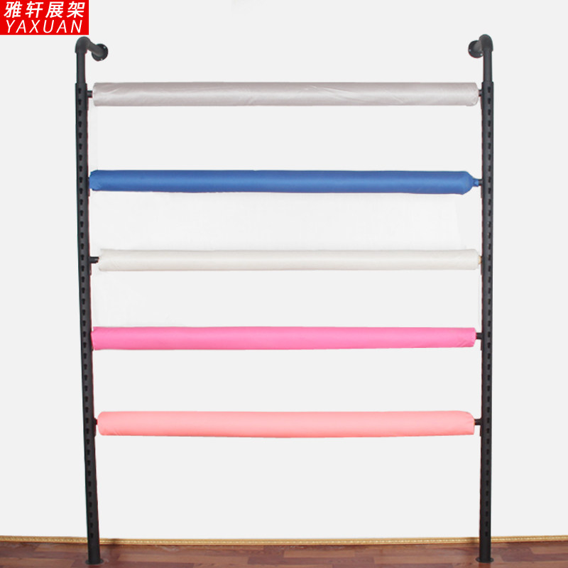 Textile fabric display stand Sample cloth rack hanging cloth rack color card frame display stand Tablecloth display stand Roll cloth display stand