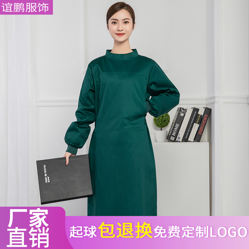 Surgical gown sterile operating room brush hand clothes cotton female doctor isolation room half-pack all-inclusive beauty salon doctor clothes