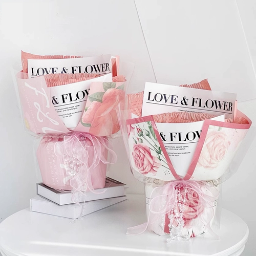 Классическая свежая упаковка, цветочный магазин, букет