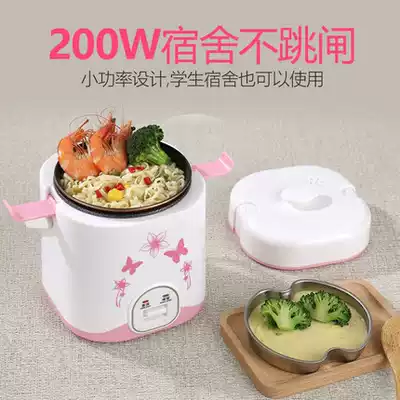 Mini electronic pot Small 1-2 people use electric electric pot single person cooking rice pot Dormitory multi-functional small portable
