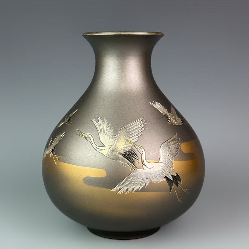 鋳銅製　飛鳥 花瓶　正晴造 鋳銅製 飛鳥 花瓶 正晴造 2025年最新】Yahoo!オークション -正晴(銅製