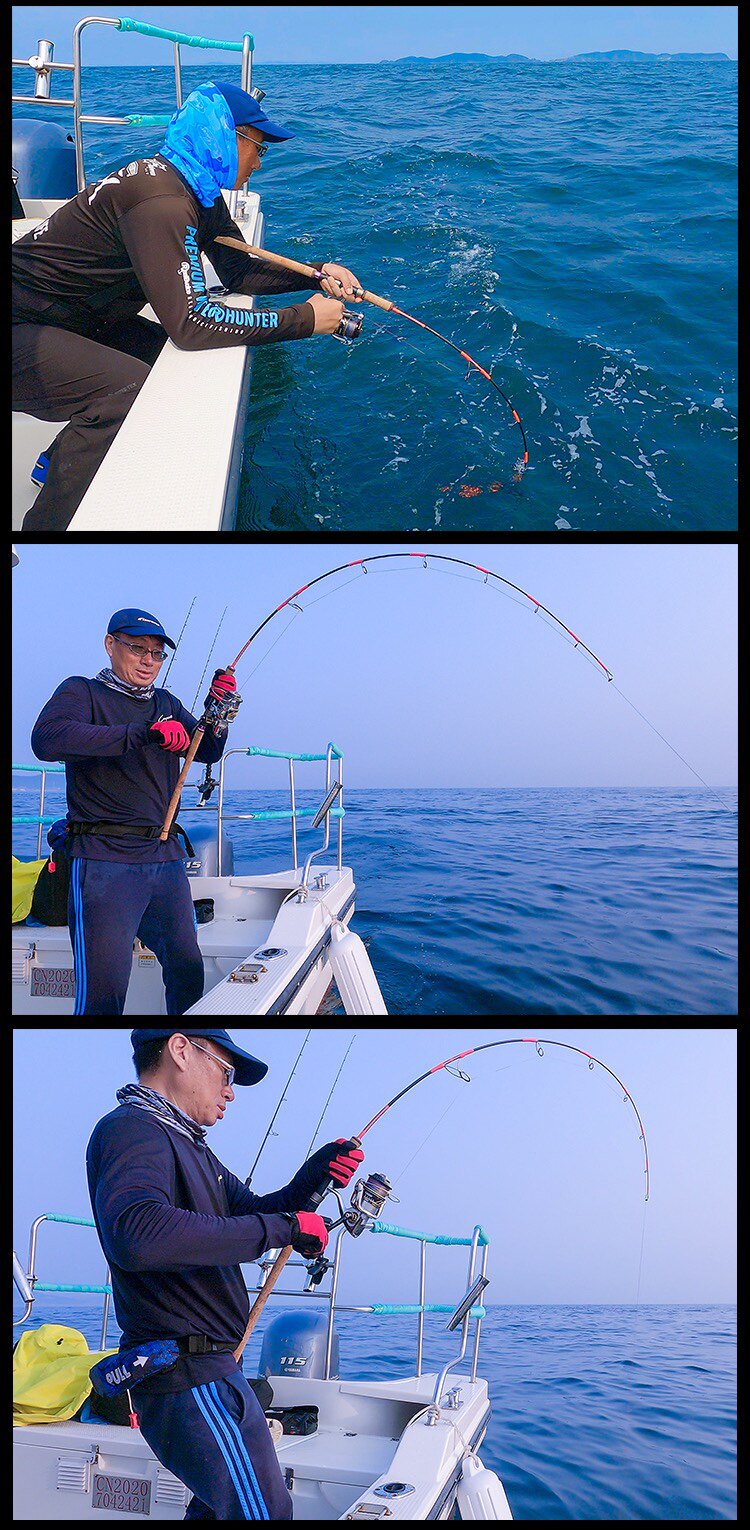 Море удочкой fishfarmer six pulse系列624 625 643 直柄独节快抽铁板竿包邮