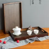Чайный лоток твердый бамбук дерево домашний чай набор фруктовой тарелки фруктовой диск лапша