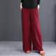 Natural Shop original slimming long-legged linen trousers