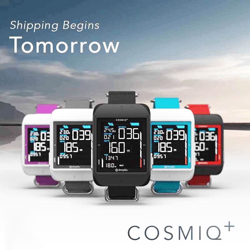 Deepblu color screen diving computer watch COSMIQ+PLUS new upgraded version of the listed APP connection can be charged