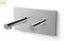 Wood clean into the wall integrated smart hand sanitizer hand dryer concealed sensor faucet soap dispenser dryer