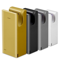 Mujie double-sided jet high-speed hand dryer commercial toilet floor-standing hand dryer vertical hand dryer