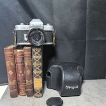8-grade domestic nostalgic classic Seagull DF-1 film 135 film SLR mechanical camera old object 1970