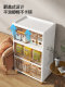 厨房收纳柜子储物柜翻盖式锅具柜子杂物塑料柜卫生间客厅置物架子