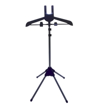 Universal hanging ironing machine bracket hanger three-piece set telescopic lifting metal rod four-foot bottom plate seat special folding accessories