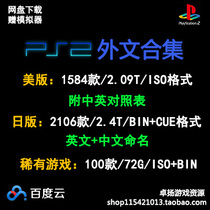 PS2 simulator US version Japanese foreign language game rom ISO mirror collection network disk download-3