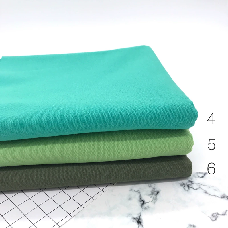 Cotton 8 Một Màu Rắn Fine Canvas 18 Màu Cao Cấp Mã Hóa Sofa Rèm Gối Trường Hợp DIY Handmade Vải vải thô mềm