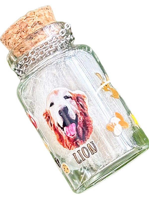 Cat and dog hair bottle pendant car pendant pet souvenir after passing away miss collection collection box friend gift