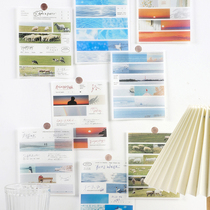 PaperMore half sleep diary stickers paper bag and paper stickers hand tent pet salt background decoration art fresh