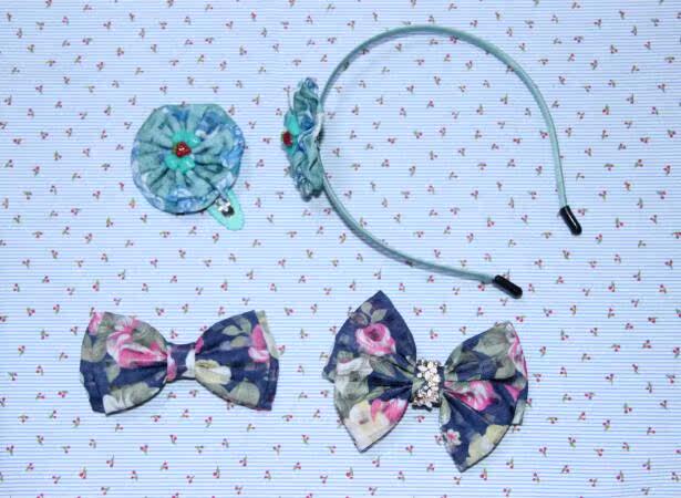 Accessoire coiffure en tissu - Ref 1205180 Image 6