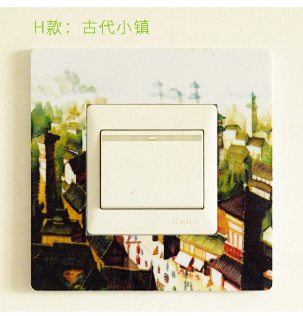 Pvc dùng một lần cứng nhắc nhựa switch erasable dán chuyển bộ công tắc nắp bảo vệ công tắc tay áo jacket tường một công tắc đánh lửa - Bảo vệ bụi vỏ bọc máy giặt cửa trên 9kg