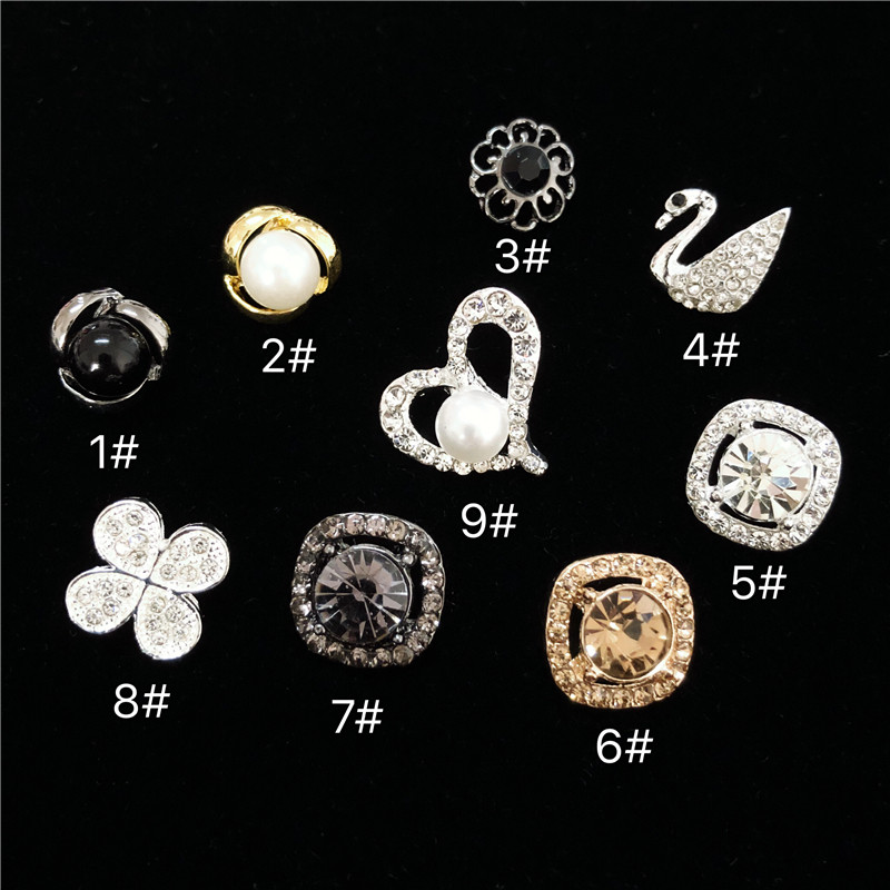 Diamond Metal Button Diamond Button Men's and Women's Shirts Diamond Button Cardigan Sweater Fashion New Shirt Decorative Button