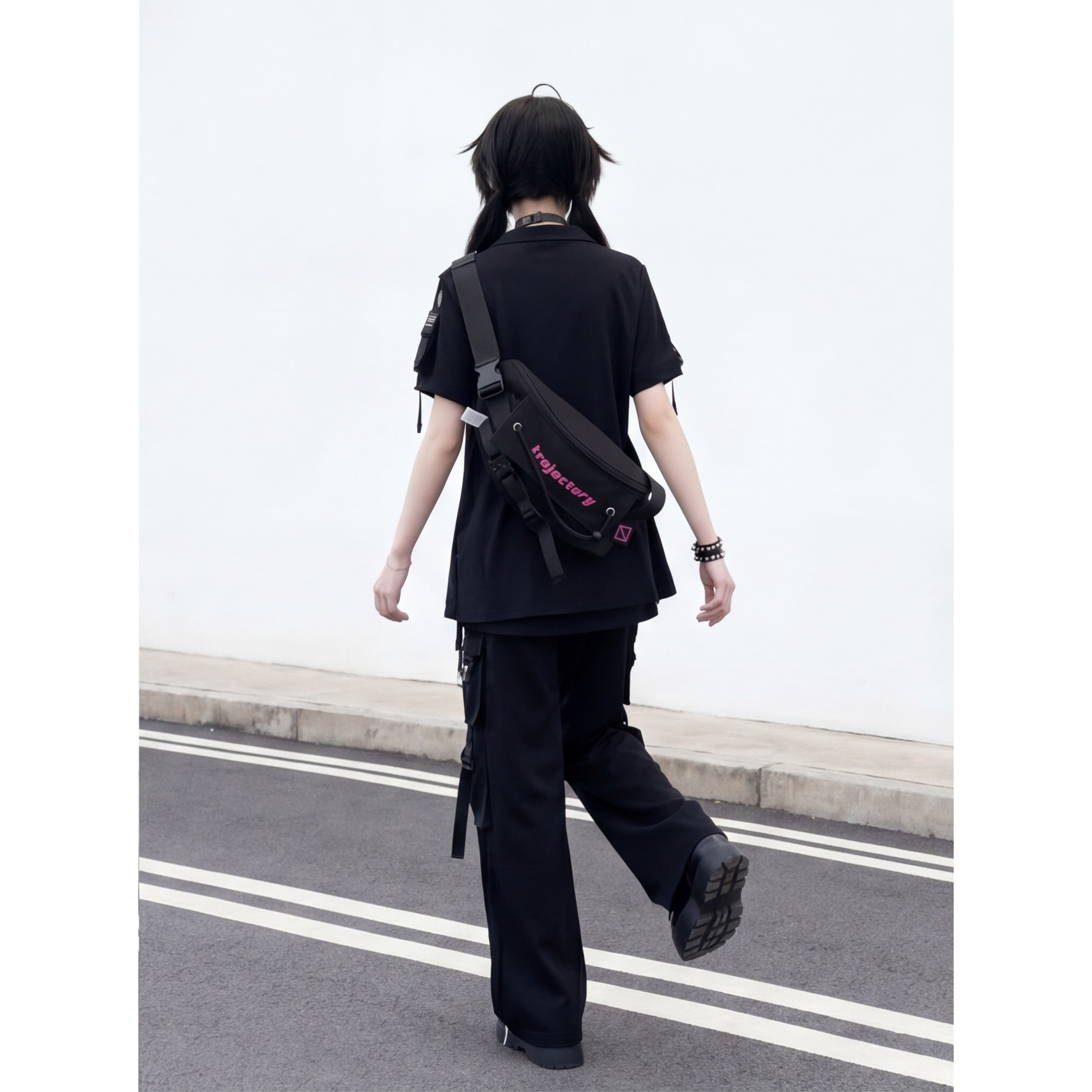 YONAIGA original functional crossbody bag