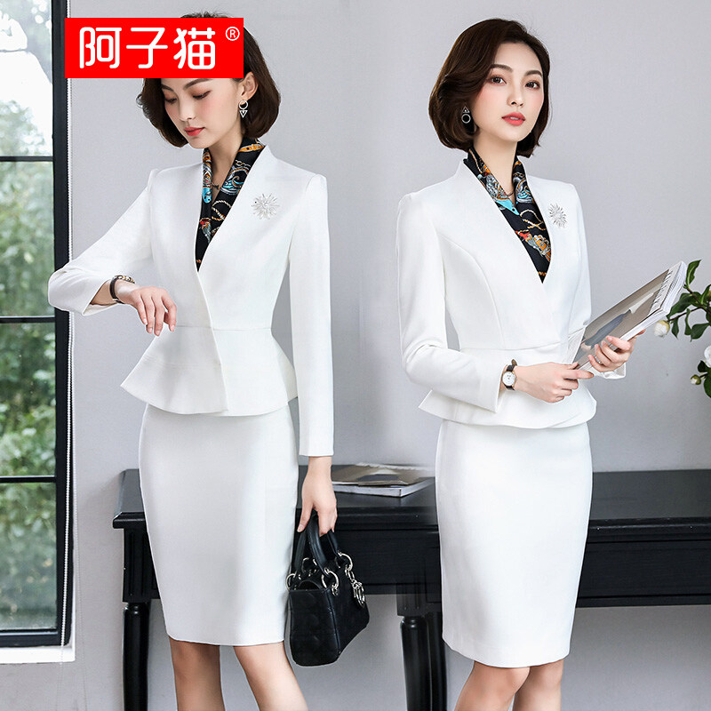 Princess Bury's Princess Princess Grace's official female dress flagship store Azicat 2018 spring new ladies' professional suit