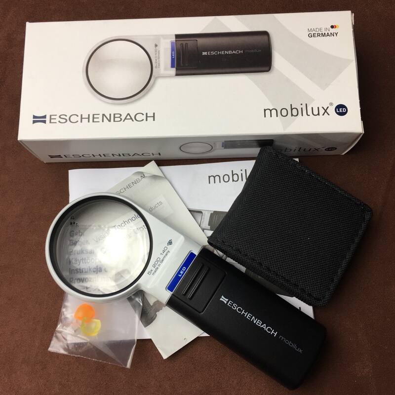 German Eschenbach 5X 6X Led Imported High-Magnification Reading Magnifying Glass, High-Definition 50X Dermatoscope for Eye Diseases German Eschenbach 5X 6X Led Imported High-Magnification Reading Magnifying Glass, High-Definition 50X Dermatoscope for Eye Diseases
