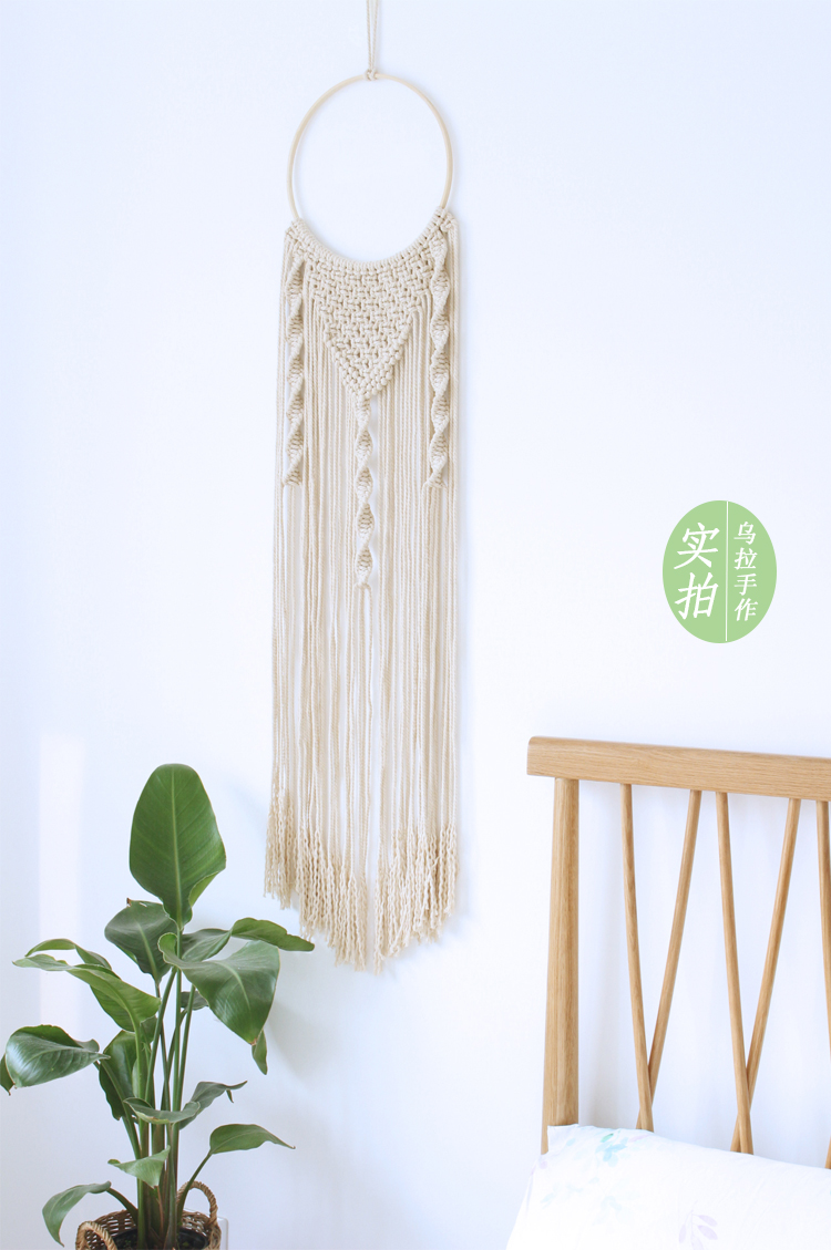 Tấm thảm dệt thủ công Ula Tấm thảm làm bằng tay Bohemian Tùy chỉnh tấm thảm gió Bắc Âu Tùy chỉnh 	thảm treo tường doremon	