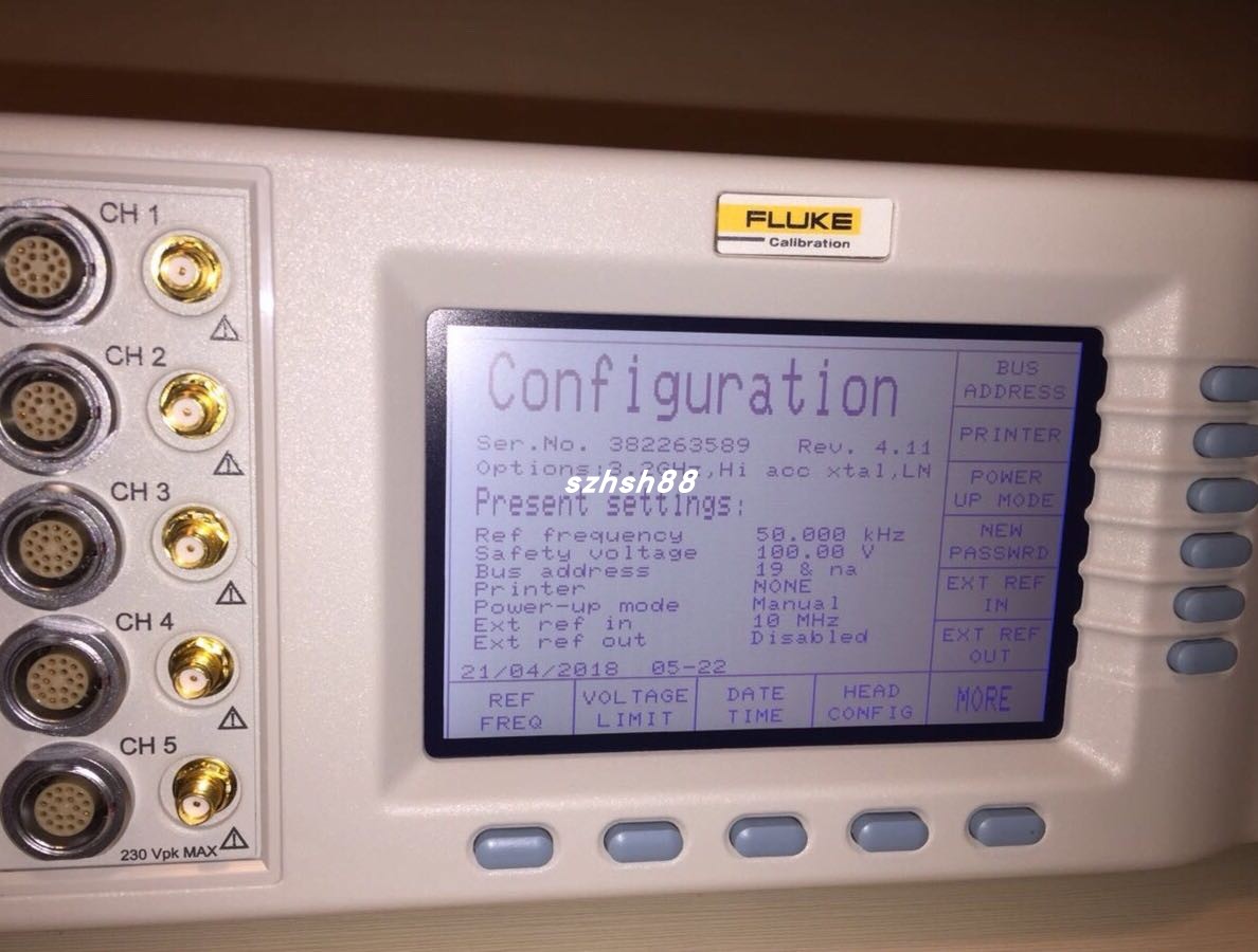 Fluke fluke 9500b FLUKE-9500B oscilloscope calibrator display