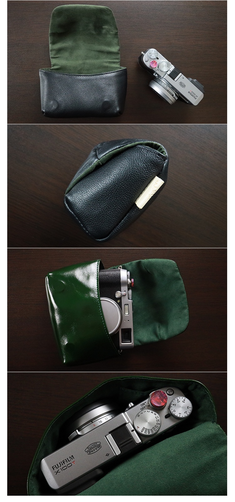 XL  bote de sac en cuir vritable, tui de poche pour appareil photo Fujifilm X100V X100F X100T X100S X100VI XE4 XE3 XE2 XA7 XA5 XA3 sans miroir-Nylon Noir image 4 | Rakuten