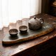 Chinese style household She inkstone tea tray pot holder cup holder tea table