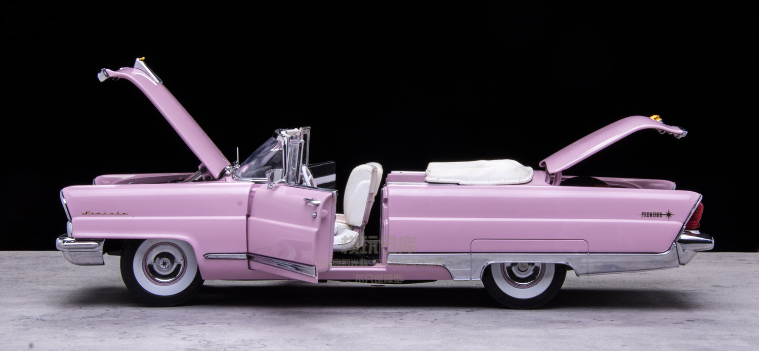 1: 18 Sun Star Lincoln Premiere 1956 Platinum Edition Alloy Car