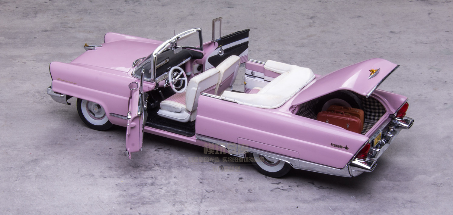 1: 18 Sun Star Lincoln Premiere 1956 Platinum Edition Alloy Car