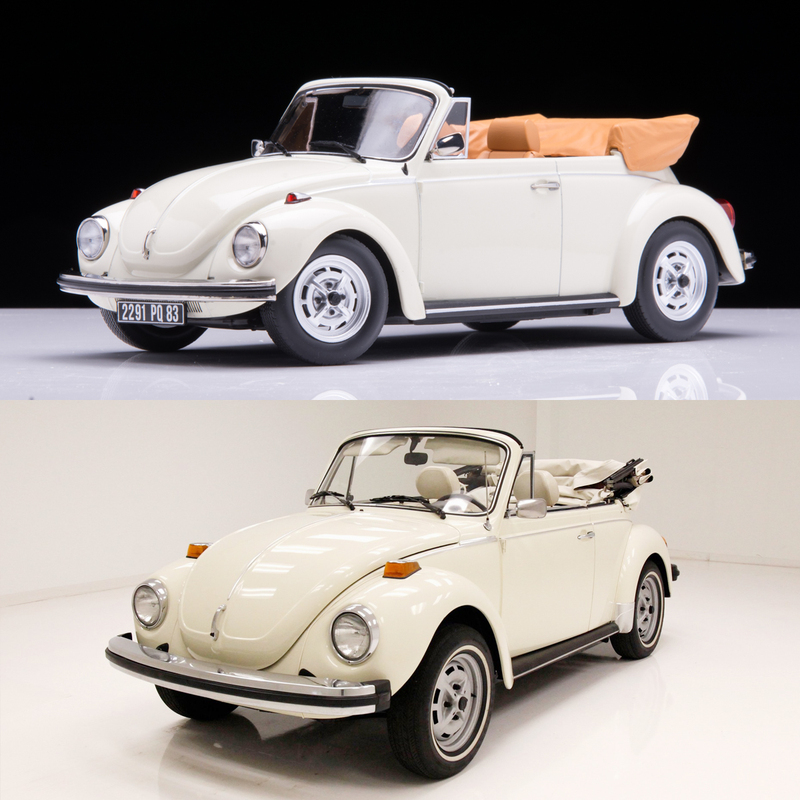 1:18 Norev Volkswagen Beetle Vw 1303 1973 Sedan Alloy Car Model