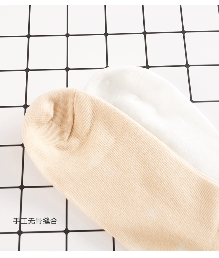 Vớ nữ ống cotton Bốn mùa vớ cotton mỏng thể thao khử mùi vớ ngắn ống 78 vớ cotton thấm hút ẩm tất chân