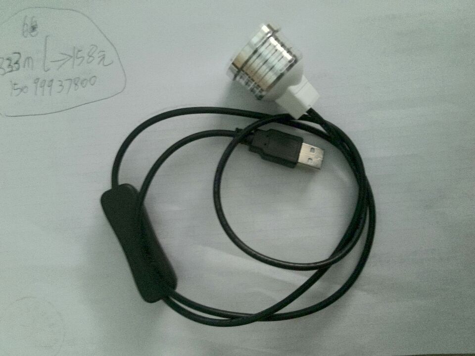 维修用小巧LED固化灯，单个灯头 USB接口395NM紫外线固化LED灯