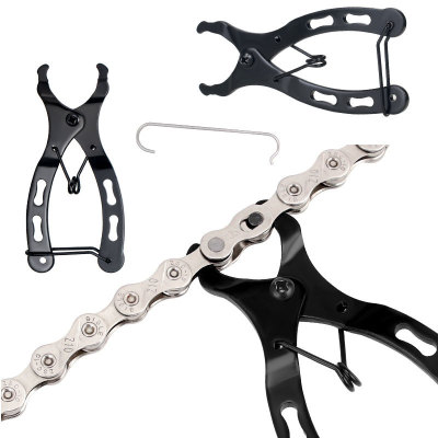 Magic knocking chain mounting bicycle installation chain removal knocking pull wrenching clamp tool blockchain