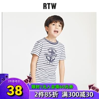RTW children's clothing 2021 boy 120cmt shirt  绦湫 绦湫 绦湫 绦湫 r r summer cotton cotton string