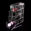 Desktop transparent acrylic makeup multi-layer display paper tape Eye sunglasses pen storage shelf drawer box custom