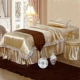 Phong cách châu Âu sang trọng ánh sáng cao cấp lụa bông rửa denim bedspread vẻ đẹp thẩm mỹ viện gia đình massage SPA bốn - Trang bị tấm